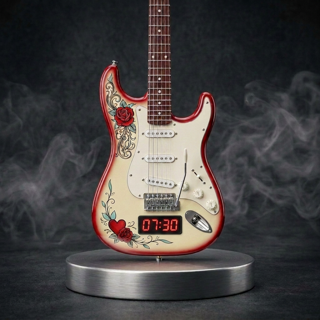 Wake N Roll Guitar Alarm Clock hero