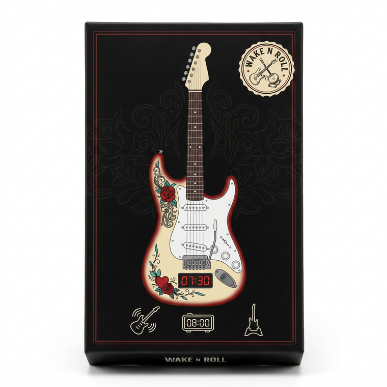 Wake N Roll packaging box front